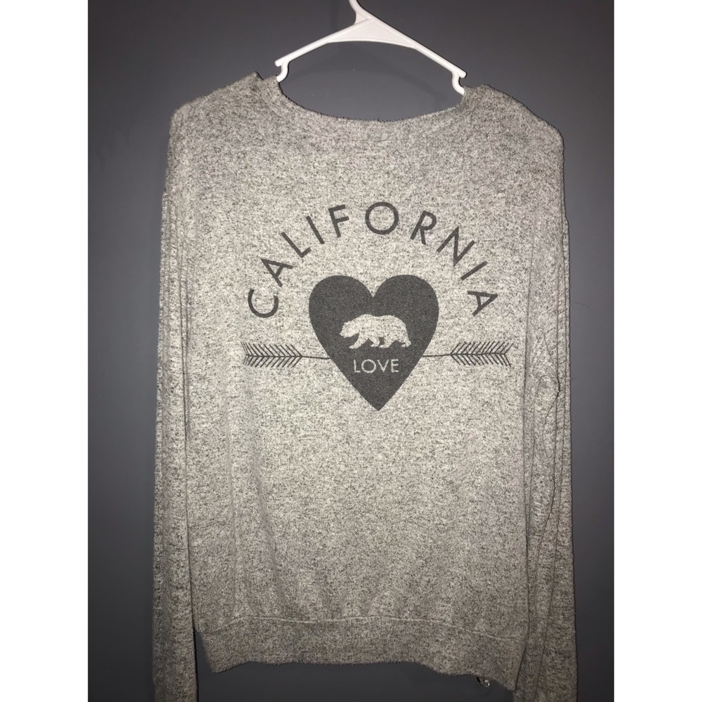 (5/$30) Purple snow California love long sleeve